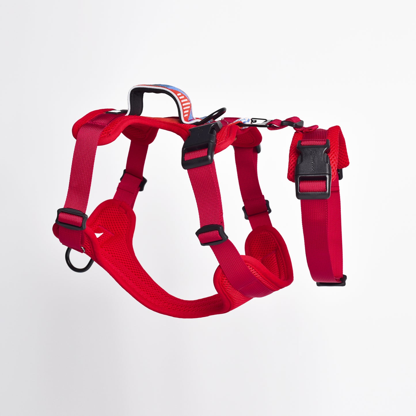 Adventure 2-in-1 Sicherheitsgeschirr - gepolstert, rot