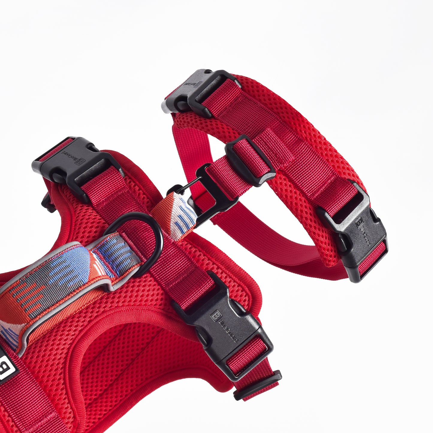 Adventure 2-in-1 Sicherheitsgeschirr - gepolstert, rot