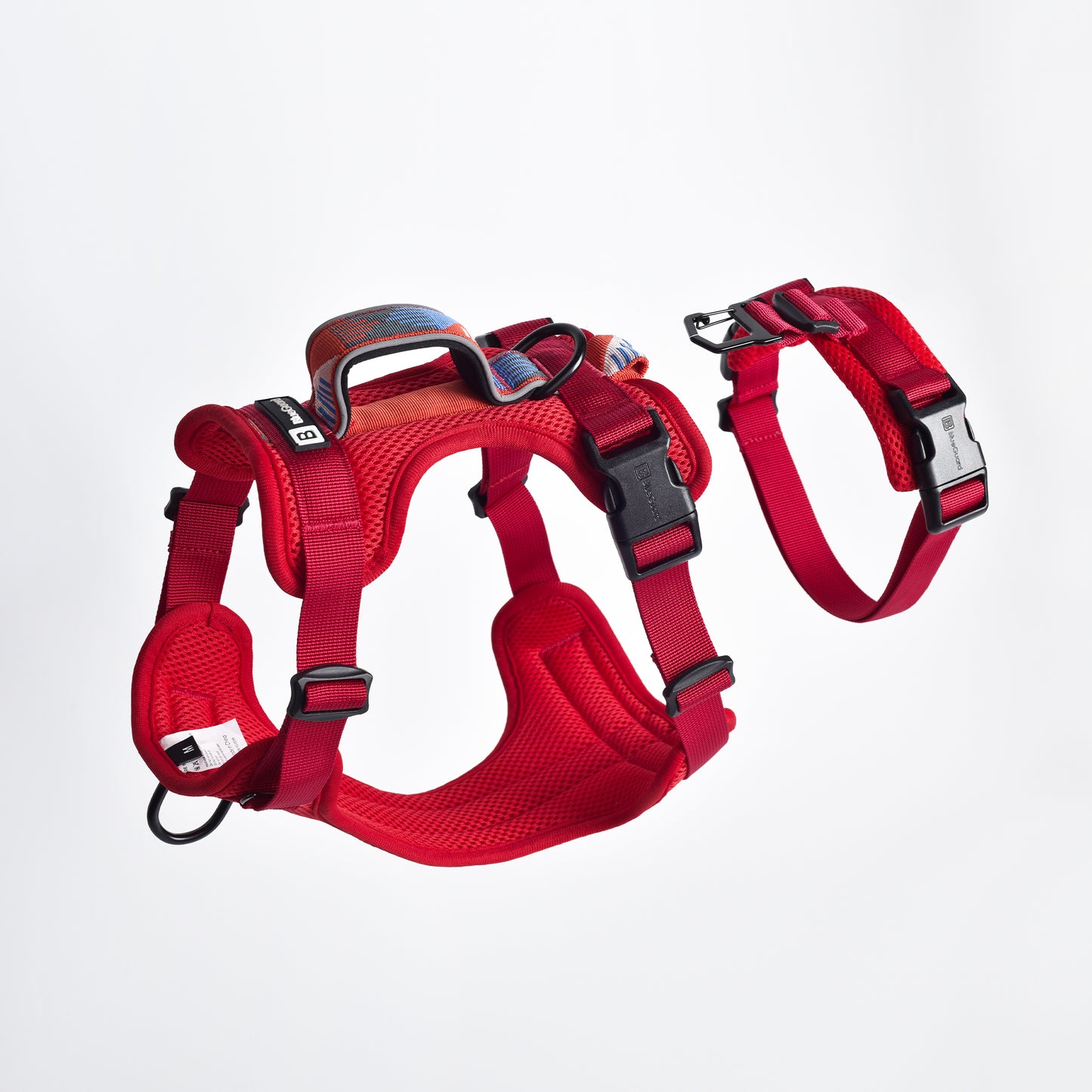 Adventure 2-in-1 Sicherheitsgeschirr - gepolstert, rot