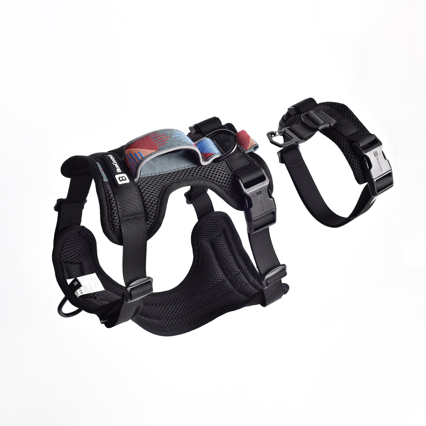Adventure 2-in-1 Sicherheitsgeschirr - gepolstert, schwarz