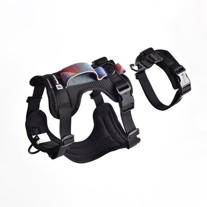 Adventure 2-in-1 Sicherheitsgeschirr - gepolstert, schwarz